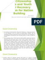 Good Citizenship Values and Youth Moral Recovery Program 1