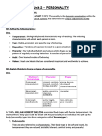 Unit 2 - Personality Notes (2024-25)