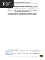 Seria Eu Um Homem?: Reflexões Decoloniais Sobre Os Percalços Das Transmasculinidades Nos Feminismos