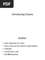 JAVA 6 Introducing Classes