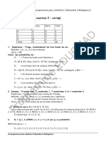 Mathématiques Corrigé 2007+