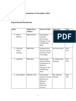 2024 Oral research presentations Schedule