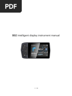 Bafang I500373395A2 B02 Intelligent Display Instrument Manual