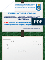 Diagonalización - Ortonormalización-PGS