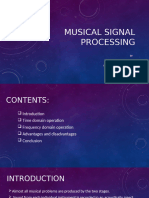 Musical Signal Processing