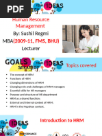 Unit-1 Introduction To Human Resource Management