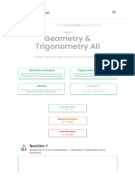 Revision Village Authors - Revision Village Math AA HL - Geometry & Trigonometry - Easy Difficulty Questionbank. 1 (2022)