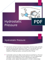 Lesson No. 1 Hydrostatic Pressure - 2024