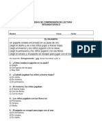 Pruebas de Comprensión de Lectura 2°