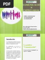 Comunicación 1 Empresarial Tema 1 y 2