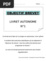 3è - LIVRET BREVET N°1 - Période 2 - TIMES NEW ARIAL