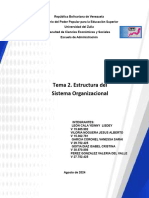 Estructura Del Sistema Organizacional