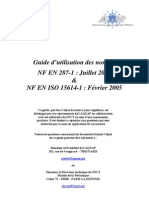 Guide D'utilisation Des Normes NF en 287-1 Et NF en ISO 15614-1