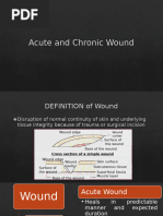 Acute and Chronic Wound