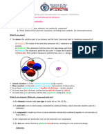 1A Atoms, Elements and Molecules