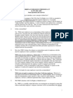 Workplace Religious Freedom Act (S. 677 H.R. 1445) Some Questions and Answers