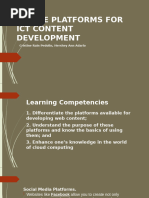 Online Platforms For Ict Content Development - 034513