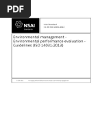 Environmental Management - Environmental Performance Evaluation - Guidelines (ISO 14031:2013)