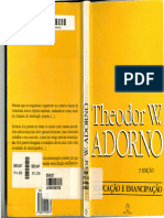 TEXTO 7 - ADORNO, T. W. Televisão e Formação, 2000, P. 75-96