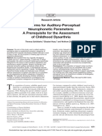 Age Norms For AuditoryPerceptu (9735)