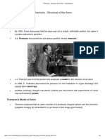 Chemistry - Structure of The Atom