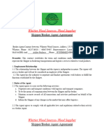 Shipper - Broker Agent Agreement