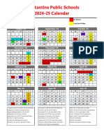 2024-25 CPS Calendar