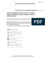 Does Transvaginal Ultrasound at 13 15 Weeks Improve Anatomic Survey Completion Rates in Obese Gravidas