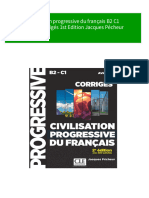 Download full Civilisation progressive du français B2 C1 Avancé Corrigés 1st Edition Jacques Pécheur ebook all chapters