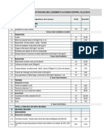 Bordereau Du Devis Quantitatif Des Travaux Moanda