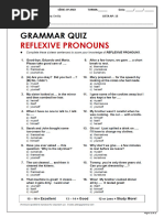 8Â° Lista 13 Reflexive Pronouns