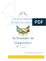 Actividades de Diagnostico