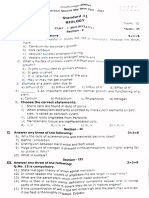 11th Biology EM 2nd Mid Term Exam 2023 Question Paper Virudhunagar District English Medium PDF Download