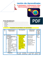 2° Sesión Día 1 PS Elaboramos Compromisos para Protegernos de La Radiación Solar