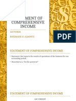 Statement of Comprehensive Income