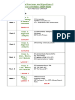 DSA2 Course Syllabus 2024-2025