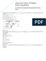 Quadratic Equation