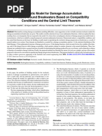 Stochastic Model For Damage Accumulation