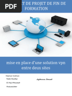 Mise en Place D Une Solution VPN Entre Deux Sites