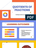 Quotients of Fractions Presentation