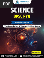 BPSC PYQ Science English Pram IAS.