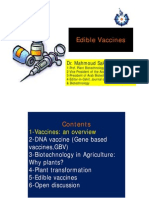 Edible Vaccines