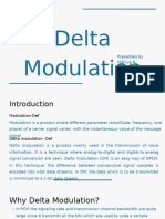 Delta Modulation