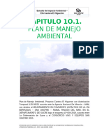 10- 10.1. Plan de Manejo Ambiental- Cantera El Higueron.