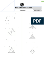 Practice Sheet Triangle SPRINT-OnE SHORT Dimple Mam Rohit PDF