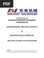 Engineering Specifications & Maintenance Manual (JRK-360B)