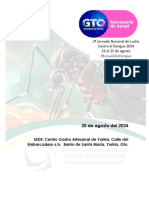 Carpeta Estatal 2da. Jornada Nacional de Lucha Contra El Dengue 2024