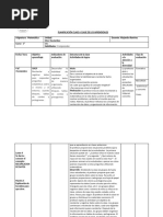 PLANIFICACIÓN Matematicas Noviembre