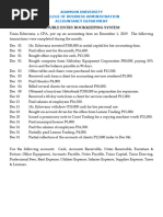 05 Exercises Double Entry Bookkeeping System