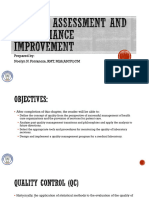 Quality Assessment and Performance Improvement (2)